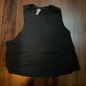 CVG Gray Racerback Crop Top